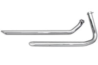 HARLEY 1-3/4 Zoll starres Schrotflinten-Auspuffrohr-Set passend für 0- Custom, Anwendung