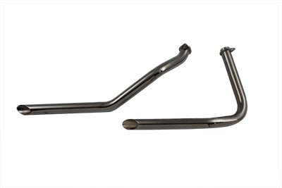 HARLEY Auspuff Drag Pipe Set "Over Transmission Style" passend für 1966-1969 FL,