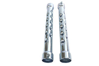 HARLEY V-Slot Style 1-3/4 Zoll Auspuffrohr-Einsatz-Set, passend für 0- Custom, Anwendung für 1-3/4 Zoll Auspuff