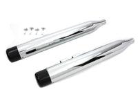 HARLEY Schalldämpfer-Set mit schwarzen Hollow Point Endkappen passend für 1995-2016 FLT,