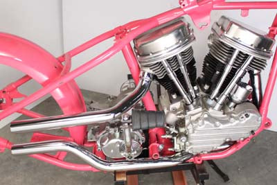 HARLEY Auspuff Drag Pipe Set Side by Side Style passend für 1948-1965 FL,