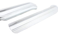 HARLEY Ribbed Heat Shield Set Chrome fits 1986-1999 FXST,