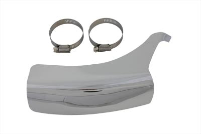 HARLEY Links vertikales Auspuff-Hitzeschild Passend für 1965-1984 FL,