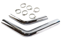 HARLEY Drag Auspuffrohr-Hitzeschild-Set Chrom, passend für 1970-1984 FX, 1970-1984 FXE, 1970-1984 FXS,