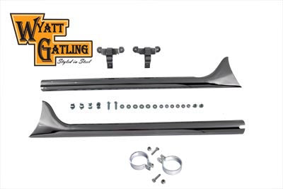 HARLEY Wyatt Gatling Straight Fishtail Kit fits 1995-2016 FLT,