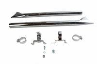 HARLEY Wyatt Gatling Straight Fishtail Kit passend für FLT Modelle von 1995-2016,