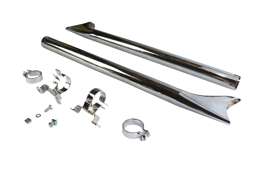 HARLEY Wyatt Gatling Straight Fishtail Kit passend für FLT Modelle von 1995-2016,