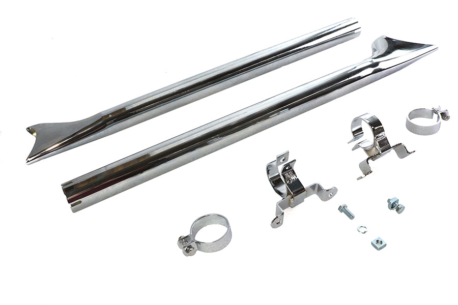 HARLEY Wyatt Gatling Straight Fishtail Kit passend für FLT Modelle von 1995-2016,