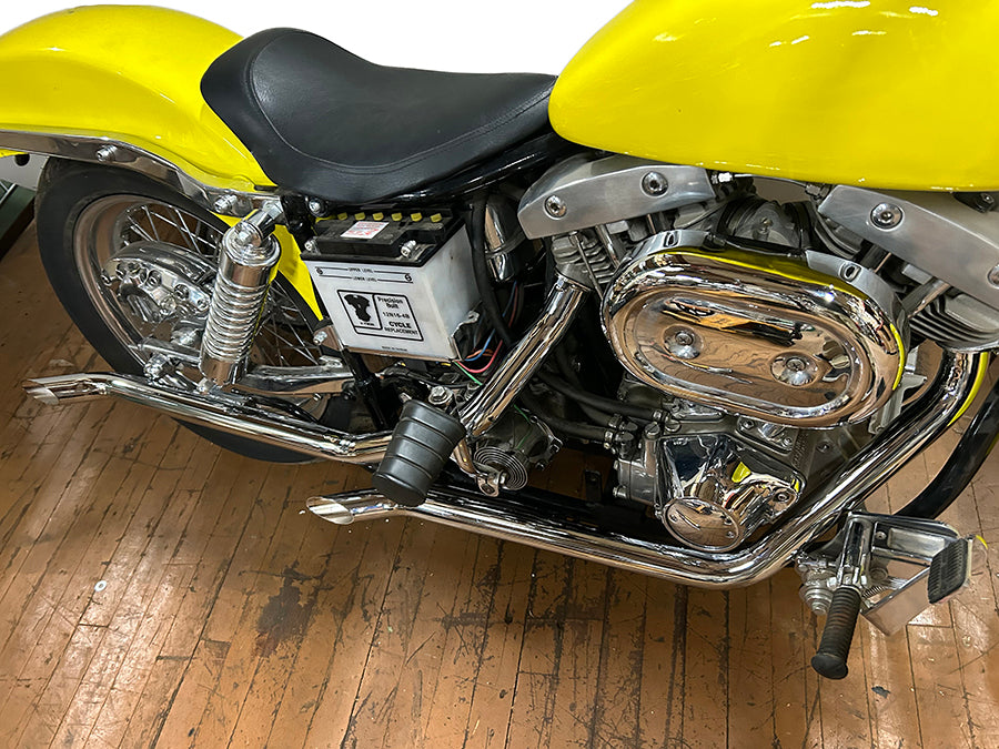 HARLEY MCM FXE Goose Drag Pipe Set Chrom Passend für 1970-1984 FXE,