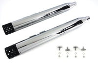 HARLEY Schalldämpfer-Set mit schwarzen Shooter Style Enden, passend für 1995–2016 FLT,