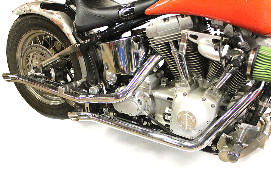 HARLEY "Goose Style" Drag Pipes Set, passend für 2007-2017 FXST,