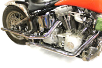 HARLEY "Goose Style" Drag Pipes Set, passend für 2007-2017 FXST,