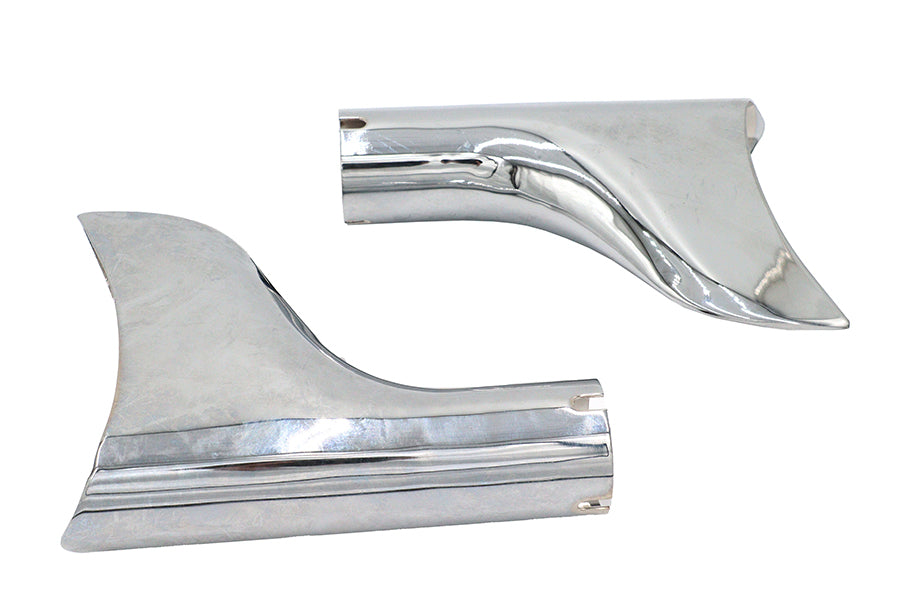 HARLEY Chrom-Fischschwanz-Endstück-Satz für 1-3/4 Zoll Auspuff passend für 0- Custom, Anwendung
