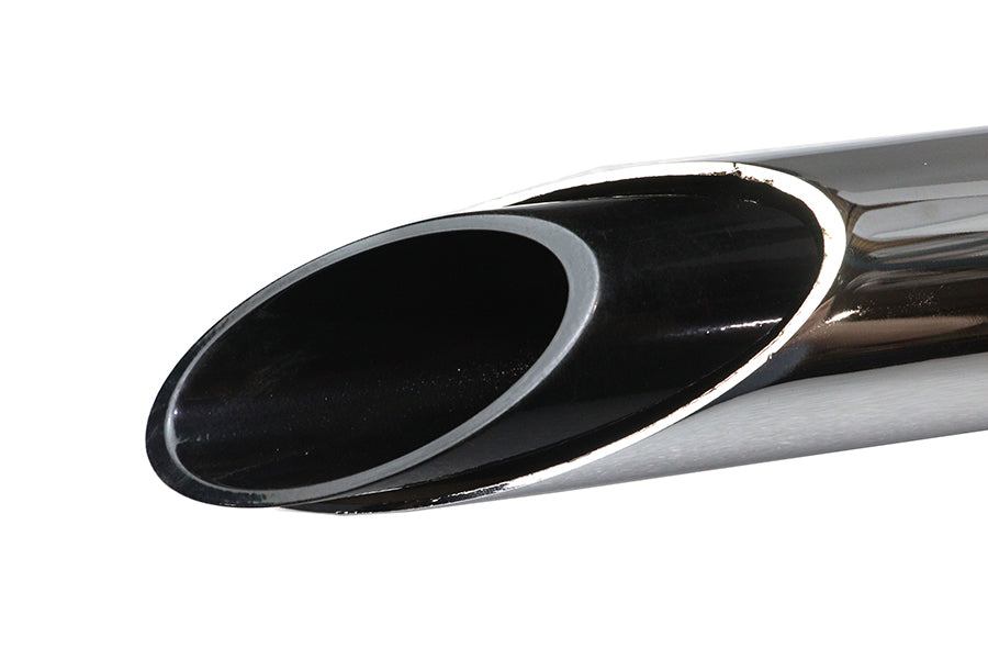 HARLEY Wyatt Gatling Auspuffrohr-Set Slash Cut Chrom passend für 2007–2013 XL,