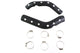 HARLEY XL Heat Shield Set Black fits 1986-2003 XL,