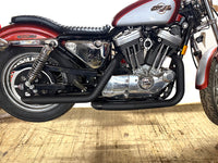 HARLEY Wyatt Gatling Monster Pipes, schwarz, passend für XL-Modelle 1986-2003,
