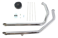 HARLEY Auspuff Drag Pipe Kit Slash Cut Enden Passend für 1986-2003 XL,