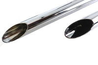 HARLEY Auspuff Drag Pipe Kit Slash Cut Enden Passend für 1986-2003 XL,