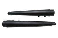 ハーレー ウルティマ 4インチ メガホンマフラーセット ブラック 1995-2016 FLT適合、