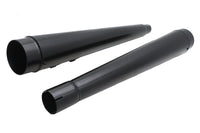HARLEY M8 Ultima Radium Megaphon Schalldämpfer Set Schwarz Passend für 2017-UP FLT,