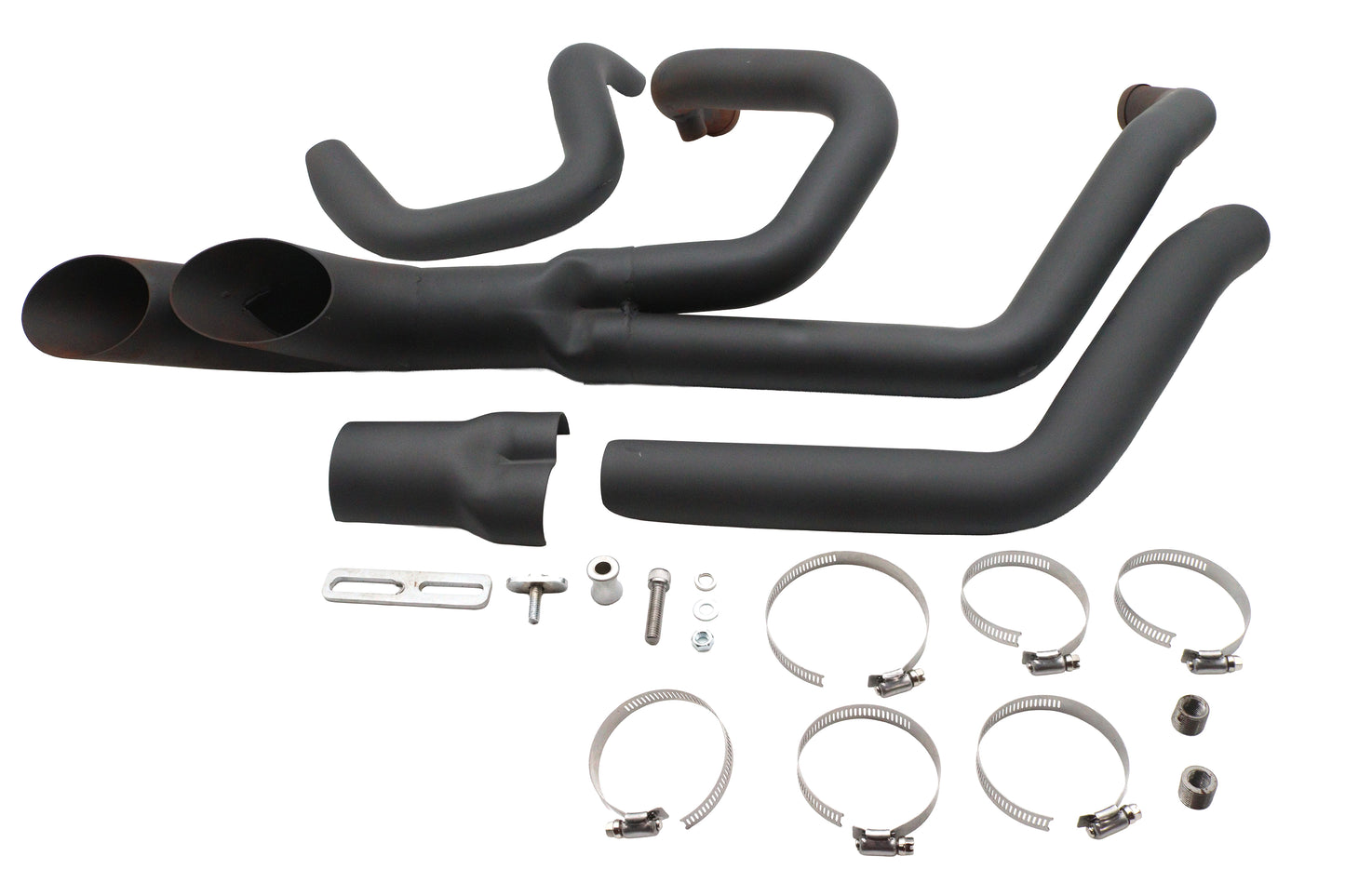 HARLEY Wyatt Gatling Afterburner Auspuffanlage schwarz passend für 1985–2005 FXST, 1985–2005 FLST,