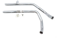 HARLEY Ultima Auspuff 1-3/4 Zoll Drag Pipe Set Slash Cut Enden Passend für 1986-2003 XL,