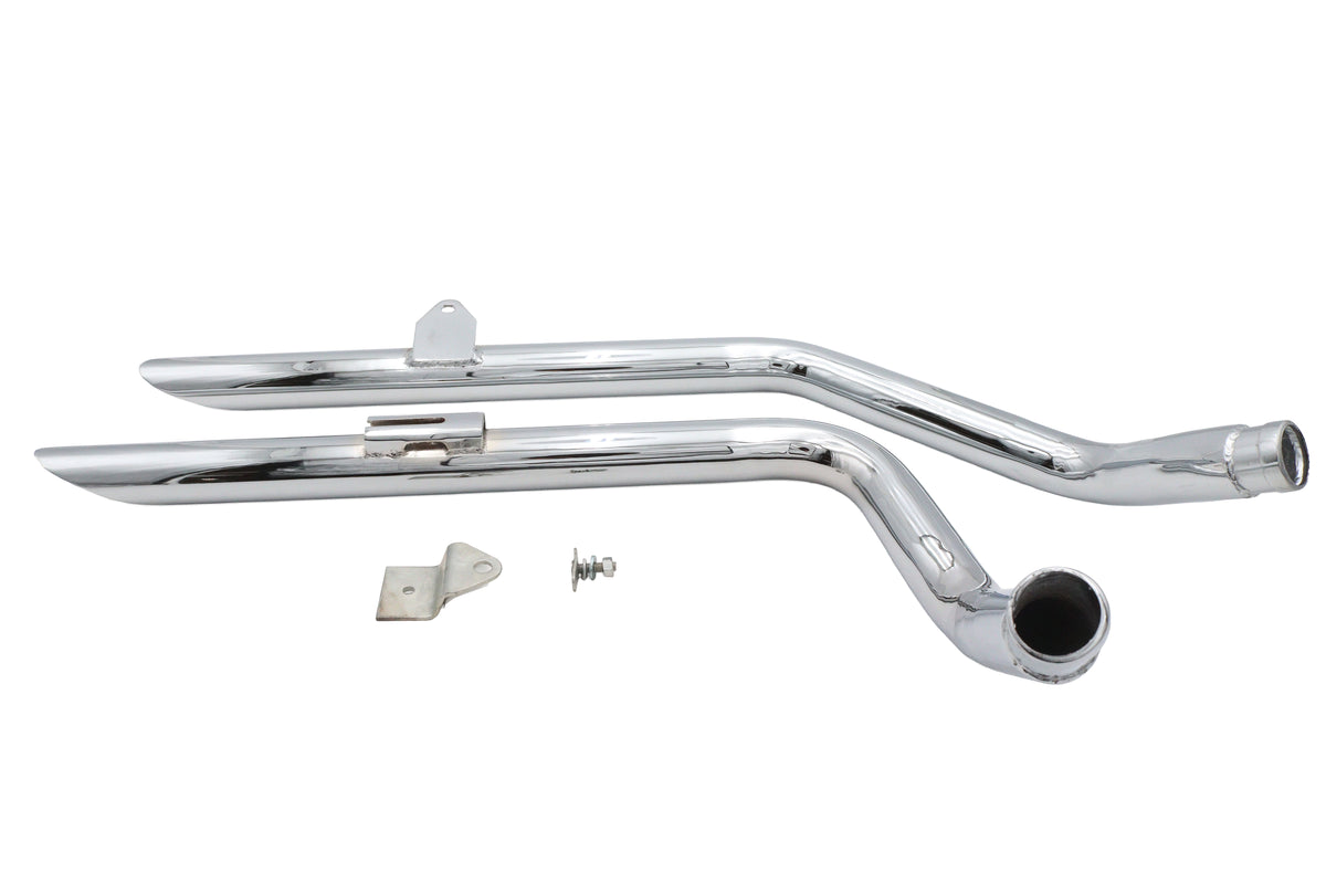 HARLEY Ultima Auspuff 2 Zoll Drag Pipe Satz Slash Cut Enden Passend für 1986-2003 XL,