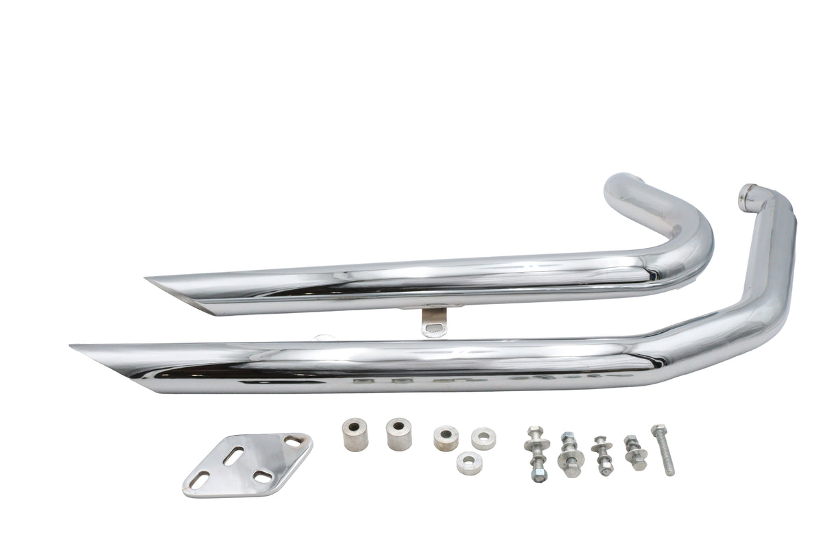 HARLEY Big Growl Sharp Shooters Auspuffanlage Chrom Passend für 1986-2005 FLST, 1986-2005 FXST,