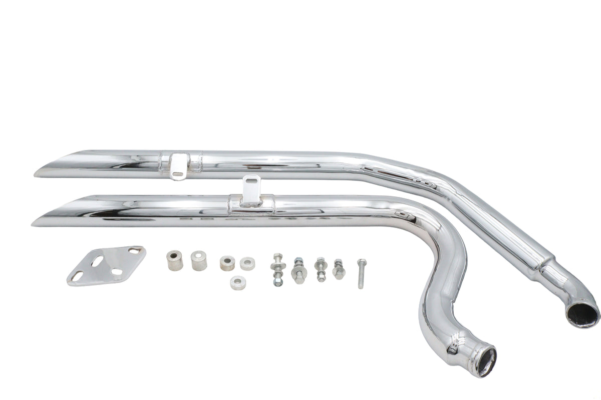 HARLEY Big Growl Sharp Shooters Auspuffanlage Chrom Passend für 1986-2005 FLST, 1986-2005 FXST,