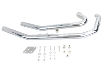 HARLEY Big Growl Long Barrels Auspuffanlage Chrom Passend für 1986-2005 FLST, 1986-2005 FXST,