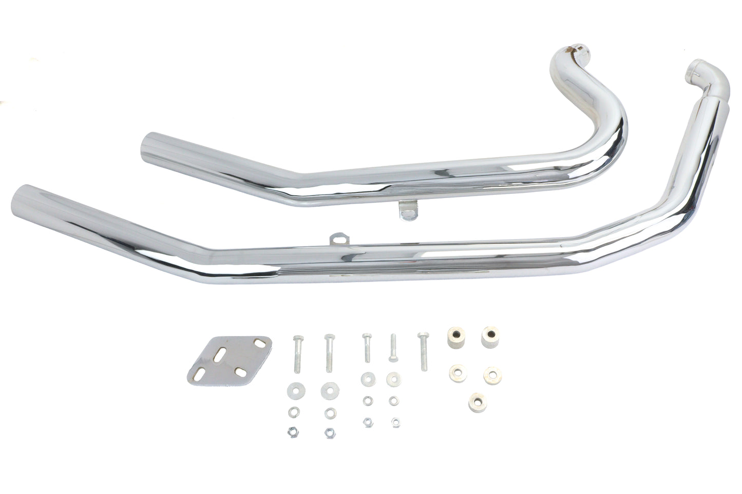 HARLEY Big Growl Long Barrels Auspuffanlage Chrom Passend für 1986-2005 FLST, 1986-2005 FXST,