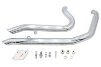 HARLEY Big Growl Short Shooters Auspuffanlage Chrom Passend für 1986-2005 FLST, 1986-2005 FXST,