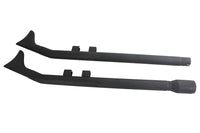 HARLEY FLT Upsweep Straight Fishtail Set Schwarz passend für 2017-UP FLT,