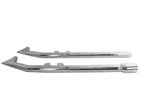 HARLEY FLT Upsweep Straight Fishtail Set Chrom passend für 2017-UP FLT,
