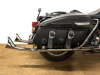 HARLEY FLT Upsweep Straight Fishtail Set Chrom Passend für 1995-2016 FLT,