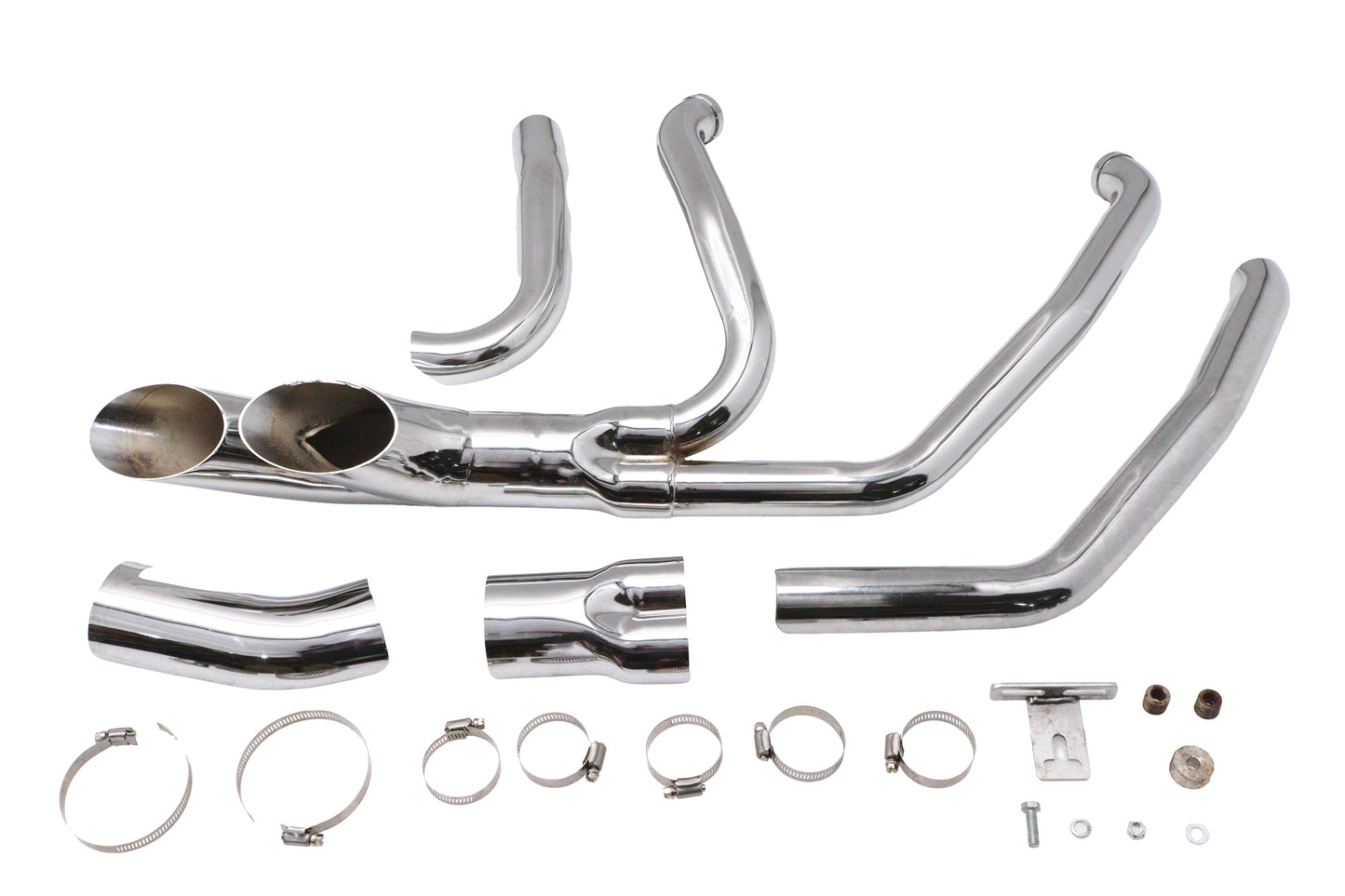 HARLEY Wyatt Gatling Afterburner Auspuffanlage Chrom Passend für 2006-UP FLT, 2006-UP FL, 2006-UP FX,