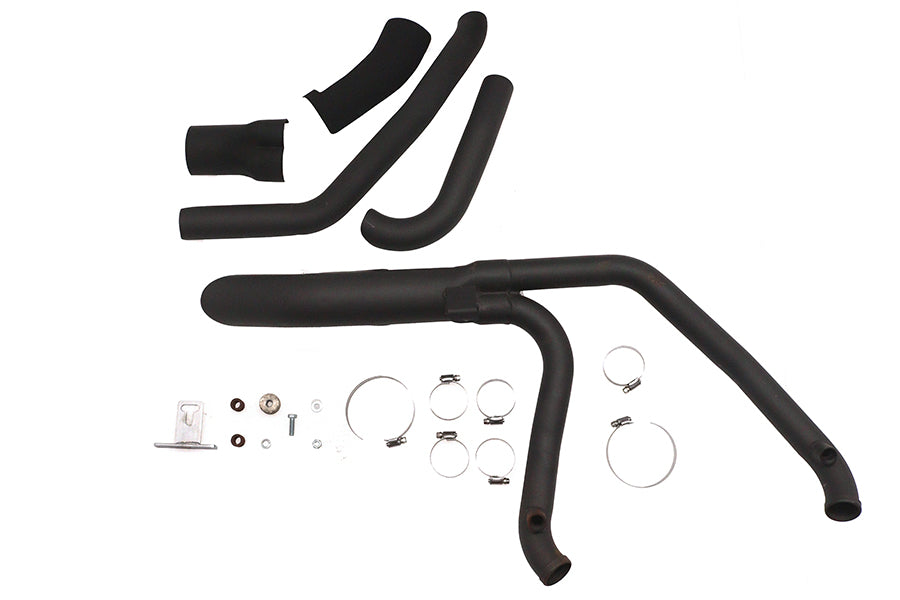 HARLEY Wyatt Gatling Afterburner Auspuffanlage Schwarz Passend für 2006-UP FLT, 2006-UP FL, 2006-UP FX,