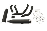 HARLEY Wyatt Gatling Super Sport Auspuffanlage Schwarz Passend für 2006-UP FXST, 2006-UP FLST,