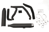 HARLEY Wyatt Gatling Super Sport Auspuffanlage Schwarz Passend für 2006-UP FXST, 2006-UP FLST,