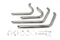 HARLEY Exhaust Drag Pipe Set Short Shots Chrome fits FXST 2007-2016
