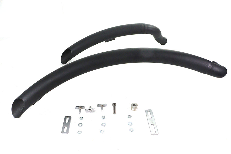 HARLEY Wyatt Gatling Street Sweeper Auspuffrohrsatz Schwarz Passend für 1986-2006 FXST,