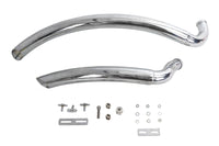 HARLEY Wyatt Gatling Street Sweeper Auspuffanlage Chrom Passend für 2007-UP FXST,