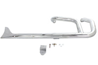HARLEY Wyatt Gatling 2:1 Fishtail Auspuffkrümmer Chrom, passend für 1985-2003 XL,
