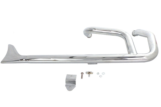 HARLEY Wyatt Gatling 2:1 Fishtail Auspuffkrümmer Chrom, passend für 1985-2003 XL,