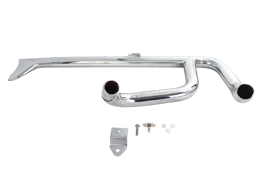 HARLEY Wyatt Gatling 2:1 Fishtail Auspuffkrümmer Chrom, passend für 1985-2003 XL,