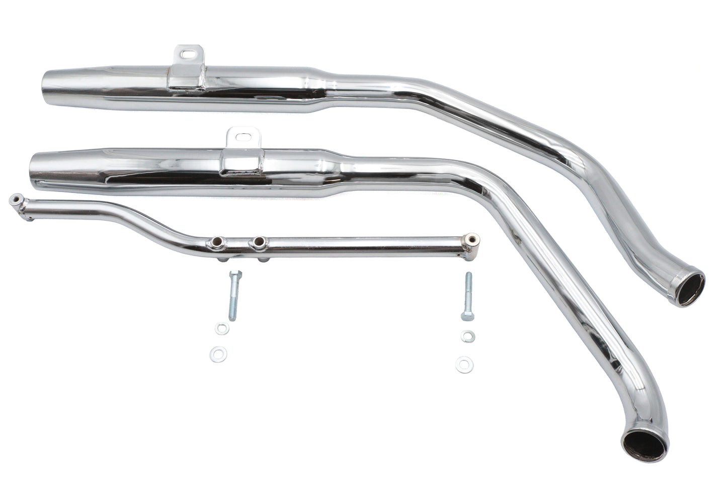 HARLEY Softail Schalldämpfer-Krümmer-Set, passend für 1984-1999 FXST, 1984-1999 FLST,