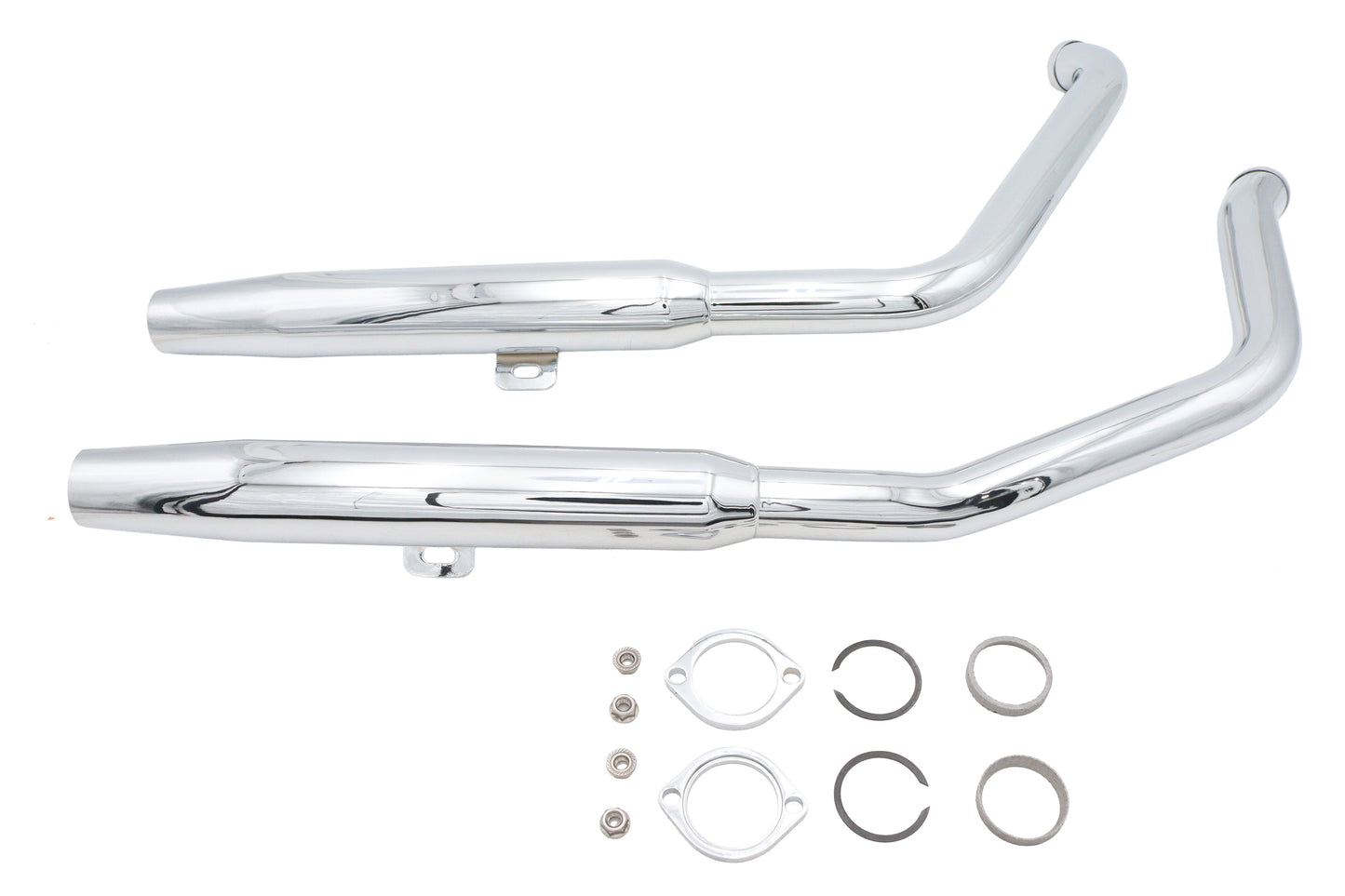 HARLEY Ultima Softail Schalldämpfer-Krümmer-Set passend für 1984-1999 FXST, 1984-1999 FLST,