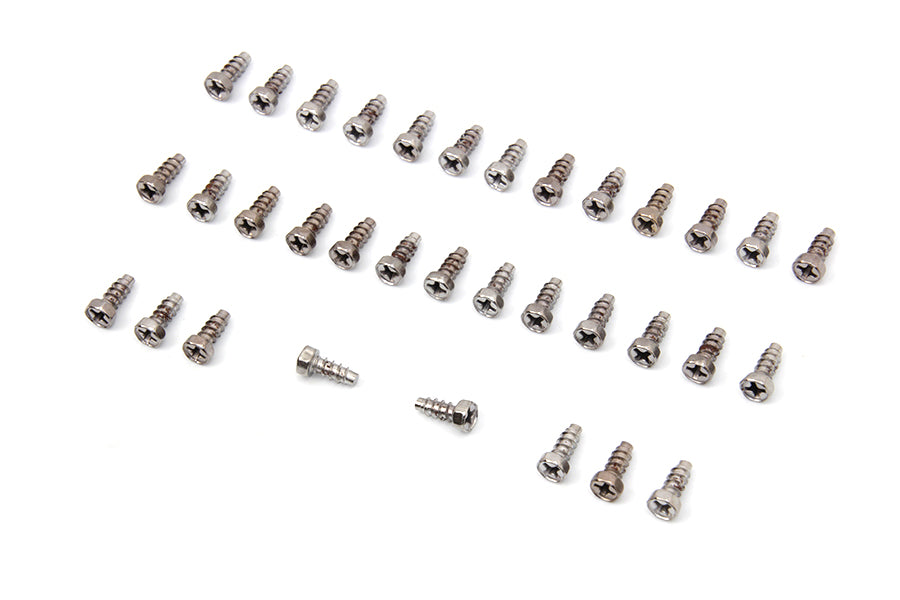 HARLEY Rocker Arm Cover Screw Kit Chrome fits 1941-1947 FL,   1939-1940 EL,