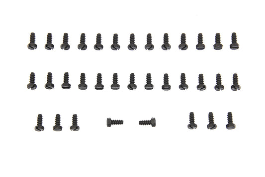 HARLEY Rocker Arm Cover Screw Kit Parkerized fits 1941-1947 FL,   1939-1940 EL,