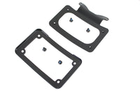 HARLEY Gebogenes Nummernschild mit Rahmen Schwarz Passend für 2009-2009 FLHR, 2009-2009 FLHT, 2009-2009 FLTR